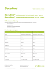 SecuOne zelfklevende EPDM polyback - TF